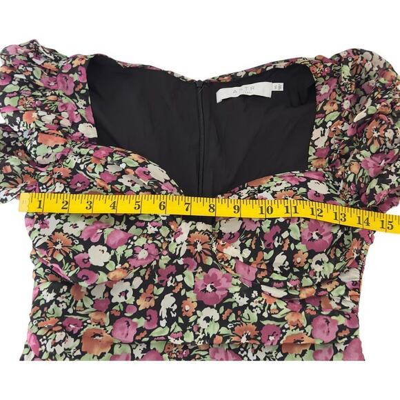 ASTR the Label Jadine Ruched Floral Sweetheart Floral Mini Dress (XS) - Picture 11 of 13